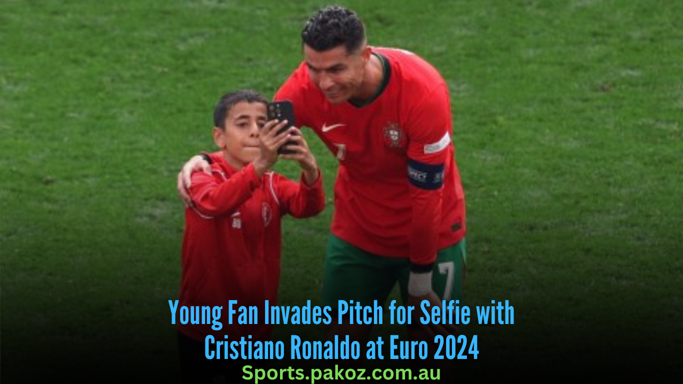 Young Fan invades pitch for selfie with Cristiano Ronaldo at Euro 2024