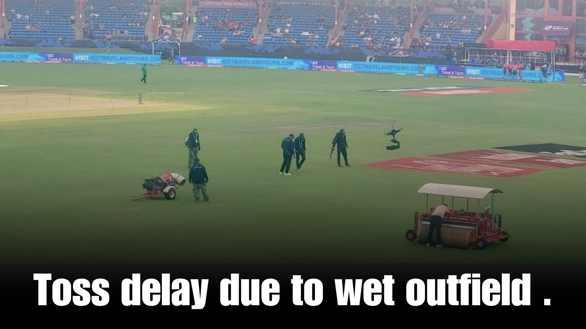 Pakistan’s Fate Uncertain Due to Toss Delay Between USA and Ireland