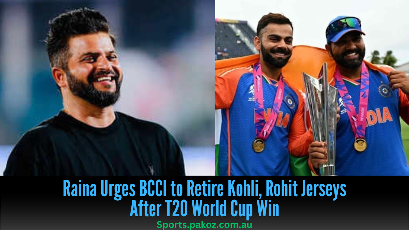 Raina Urges BCCI to Retire Kohli, Rohit Jerseys After T20 World Cup Win
