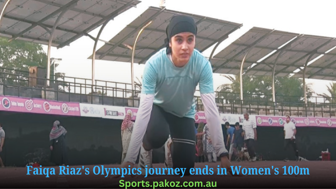 Faiqa Riaz’s Olympics journey ends in Women’s 100m