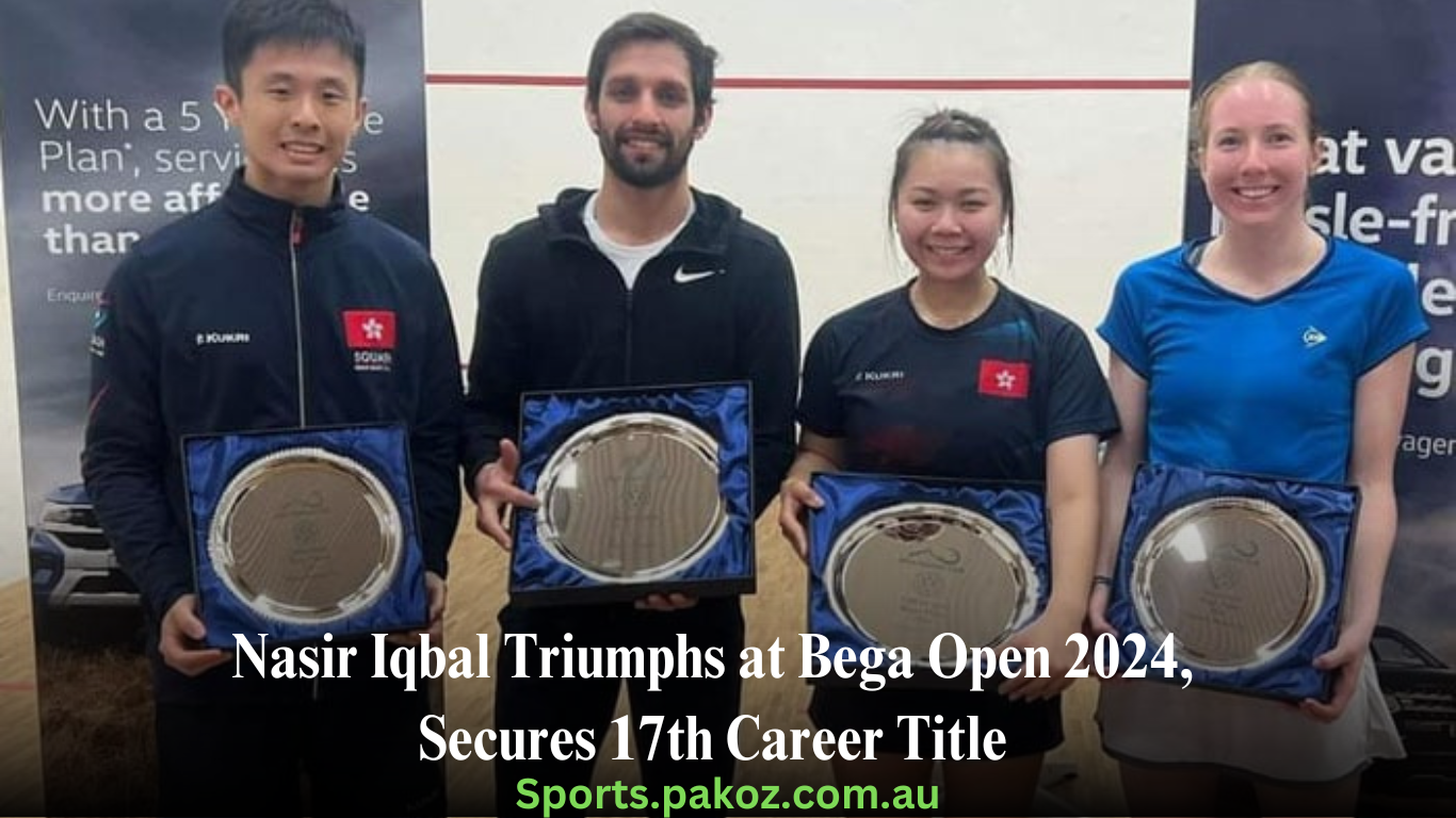 Nasir Iqbal Triumphs at Bega Open 2024, Secures 17th Career Title