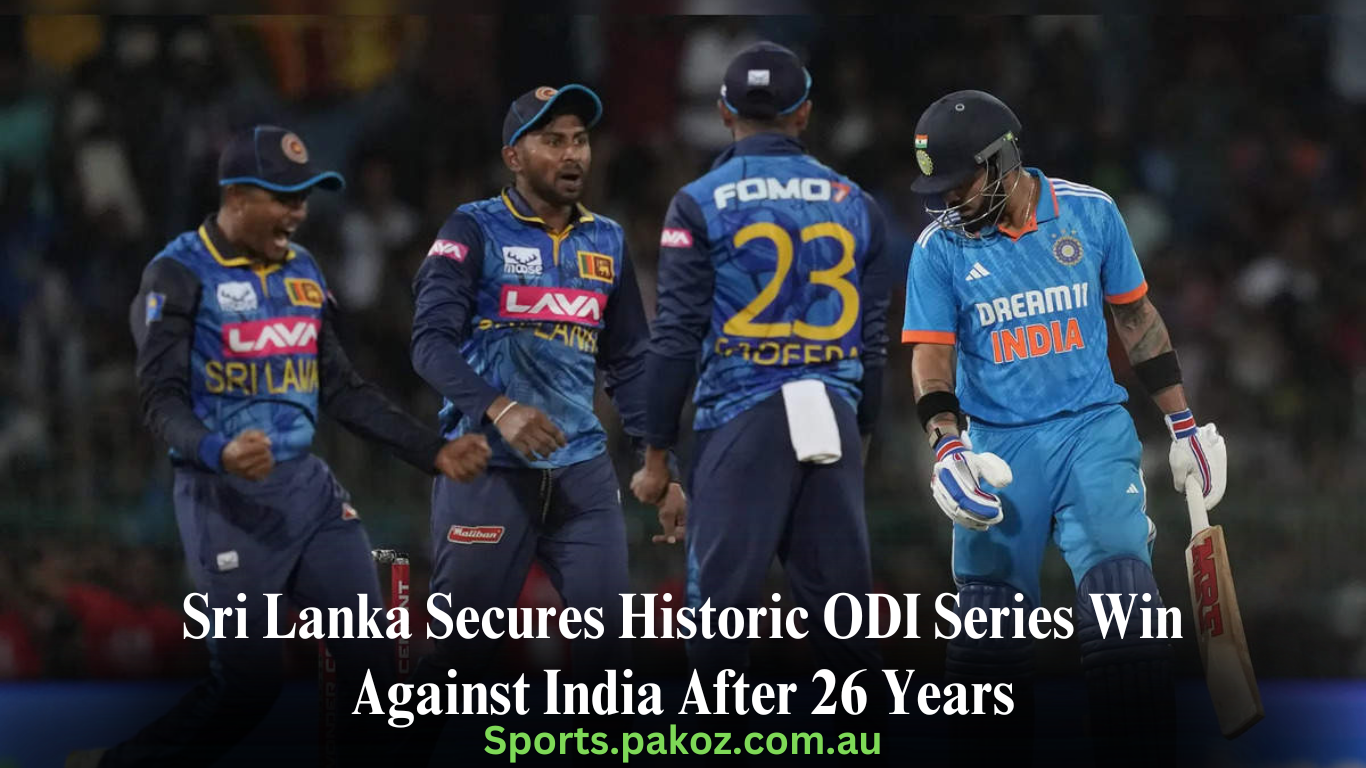 Sri Lanka Secures Historic ODI Series Win Against India After 26 Years