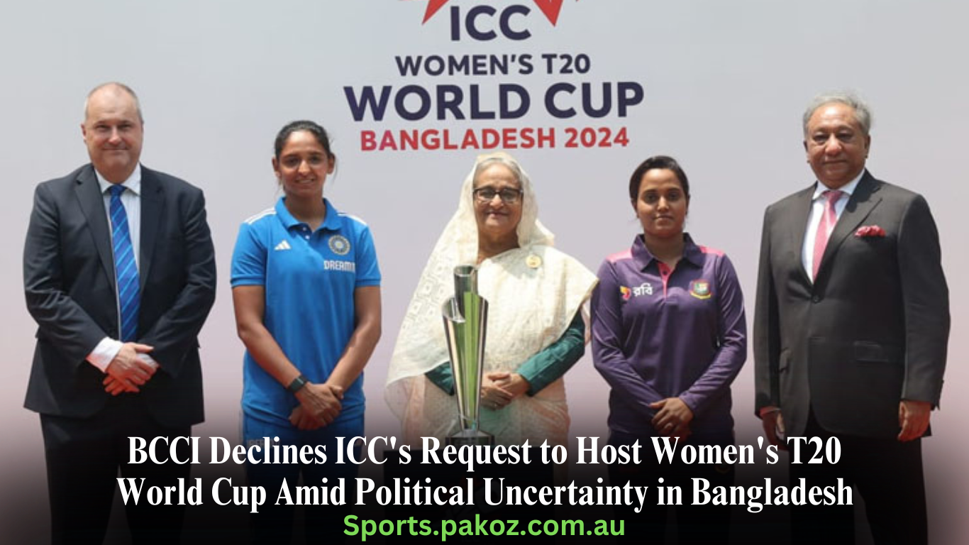 BCCI Declines ICC’s Request to Host Women’s T20 World Cup Amid Political Uncertainty in Bangladesh