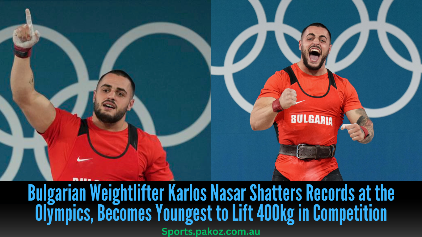 Bulgarian Weightlifter Karlos Nasar Shatters Records at the Olympics, Becomes Youngest to Lift 400kg in Competition