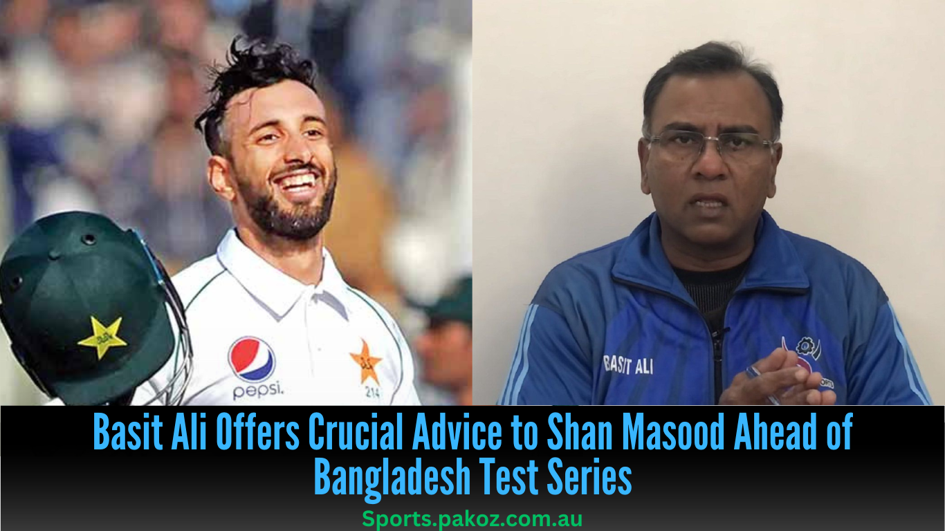 Basit Ali Offers Crucial Advice to Shan Masood Ahead of Bangladesh Test Series